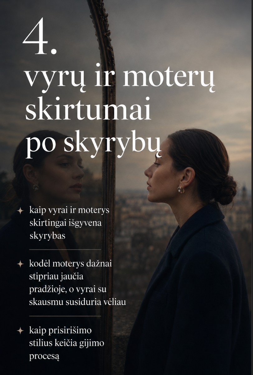 pirma pagalba po skyrybų
