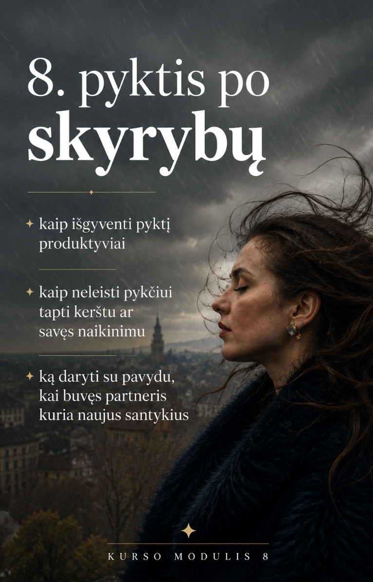 pirma pagalba po skyrybų